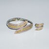 "DUBAI DIAMONTIS STONE BENGALES FINGER RING"