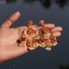 "EAR RING JAIPURI PEARL"